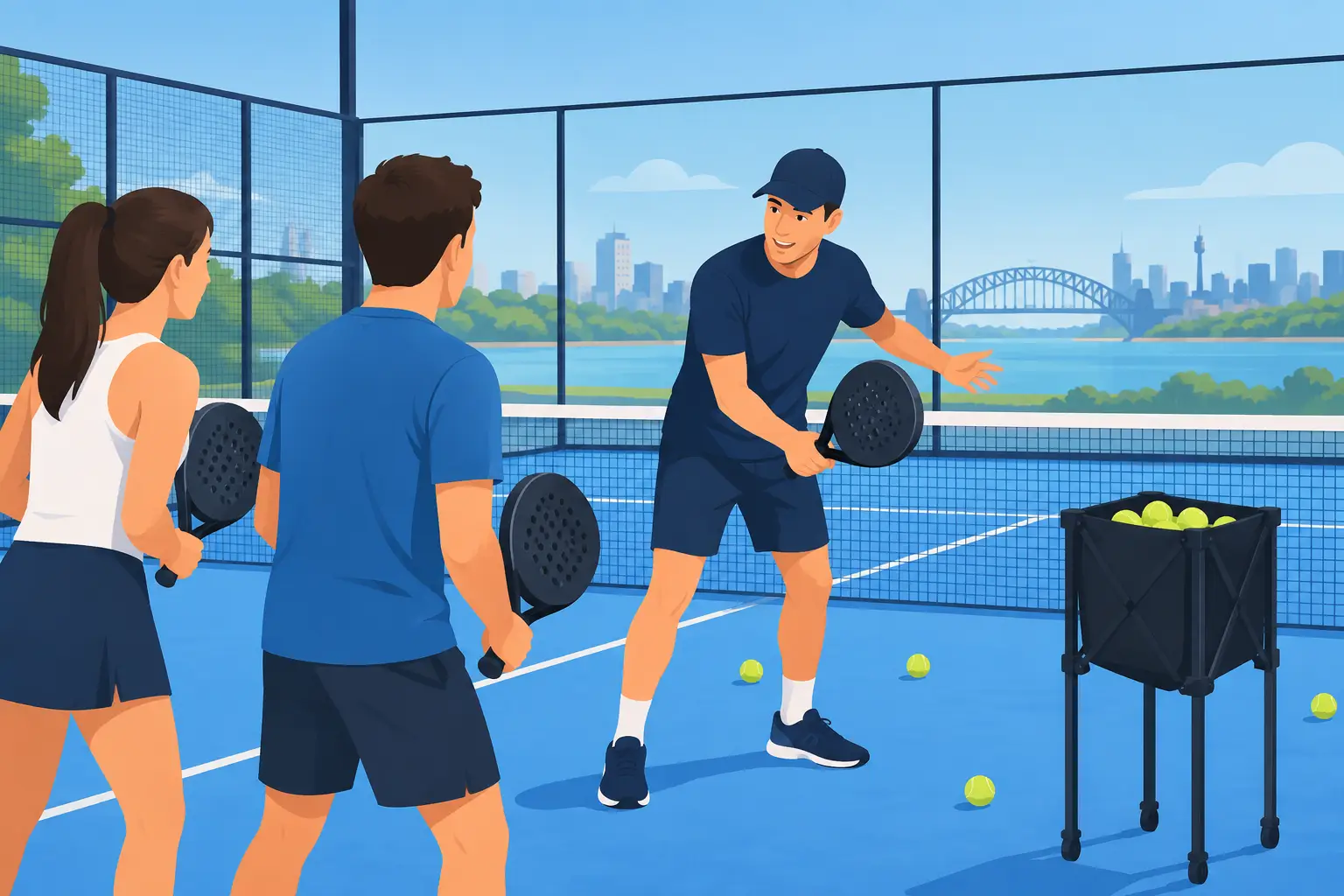 Beginner Padel Coaching in Western Sydney