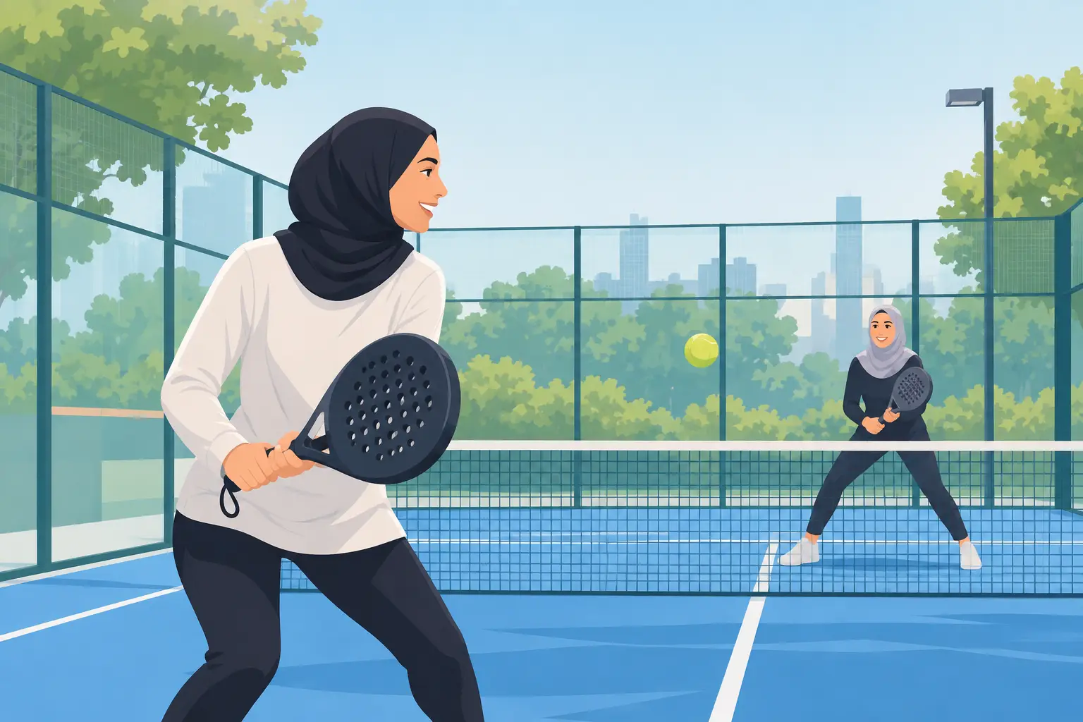 Hijab Friendly Padel Sessions in Greenacre