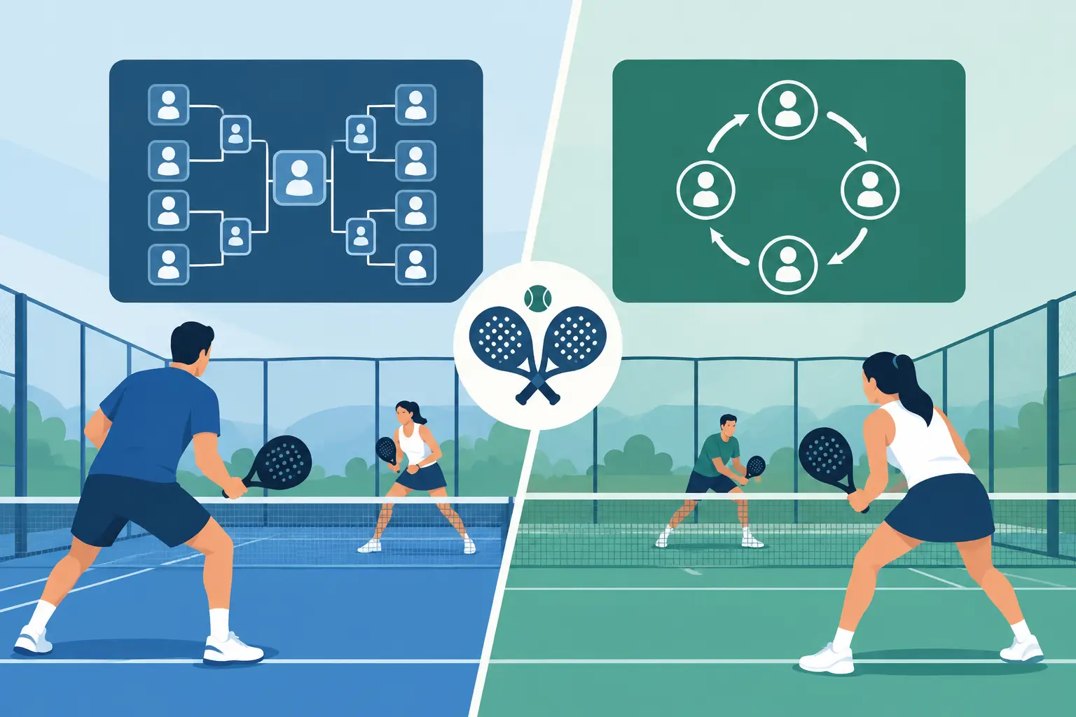 Padel Americano Versus Round Robin: Which Wins?